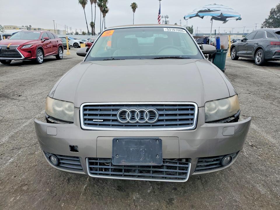 2004 Audi A4 მანქანა იყიდება აუქციონზე, vin: WAUDT48H34K007610, აუქციონის ნომერი: 53161666