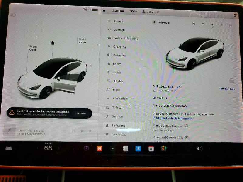 Aukcja sprzedaży 2020 Tesla Model 3, vin: 5YJ3E1EA5LF504748, numer aukcji: 53235026