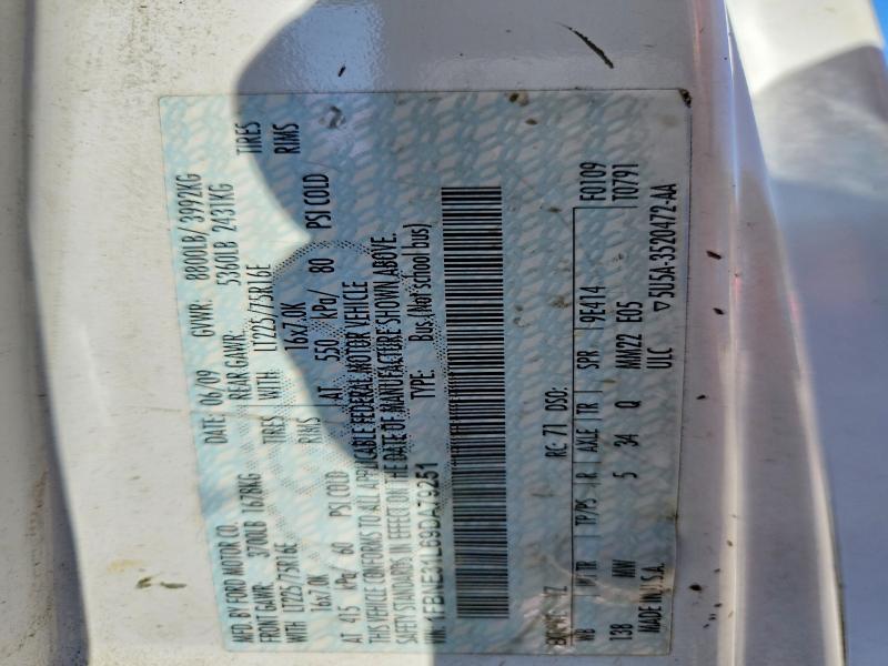 Продажа на аукционе авто 2009 Ford Econoline, vin: 1FBNE31L69DA79251, номер лота: 52468116