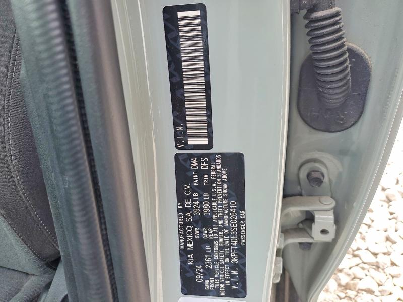 52042756 :رقم المزاد ، 3KPFT4DE3SE026410 vin ، 2025 Kia K4 مزاد بيع