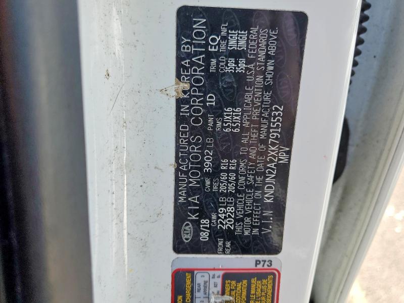 Aukcja sprzedaży 2019 Kia Soul, vin: KNDJN2A2XK7915532, numer aukcji: 53929486