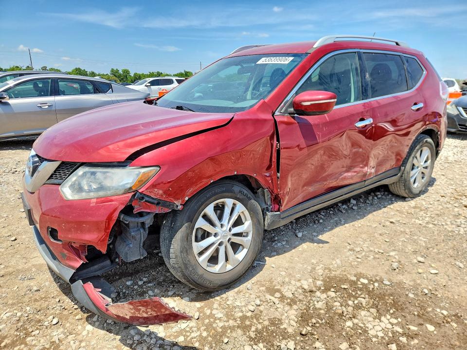 2016 Nissan Rogue მანქანა იყიდება აუქციონზე, vin: 5N1AT2MT4GC899686, აუქციონის ნომერი: 53639906