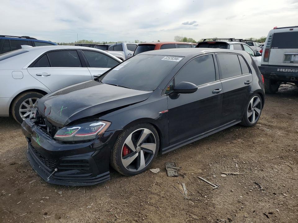 52528396 :رقم المزاد ، 3VW6T7AU3KM023586 vin ، 2019 Volkswagen Gti مزاد بيع