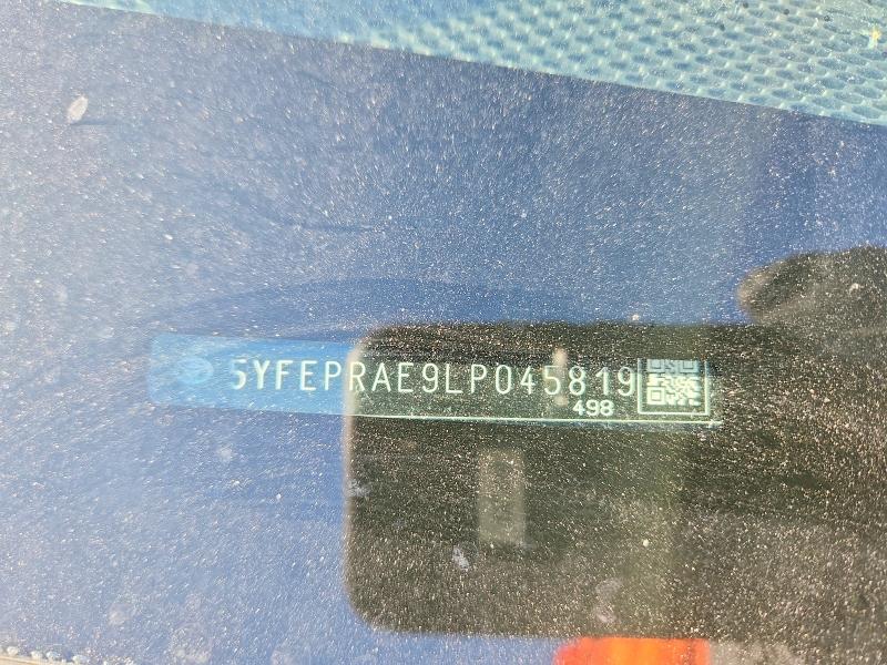 53435536 :رقم المزاد ، 5YFEPRAE9LP045819 vin ، 2020 Toyota Corolla مزاد بيع