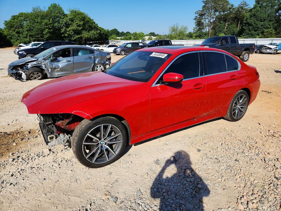 2019 Bmw 330xi მანქანა იყიდება აუქციონზე, vin: WBA5R7C57KFH06085, აუქციონის ნომერი: 54448646