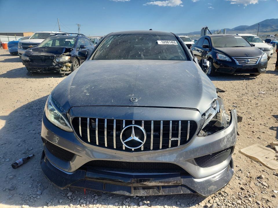 2017 Mercedes-benz C მანქანა იყიდება აუქციონზე, vin: WDDWJ6EB6HF583676, აუქციონის ნომერი: 52881466