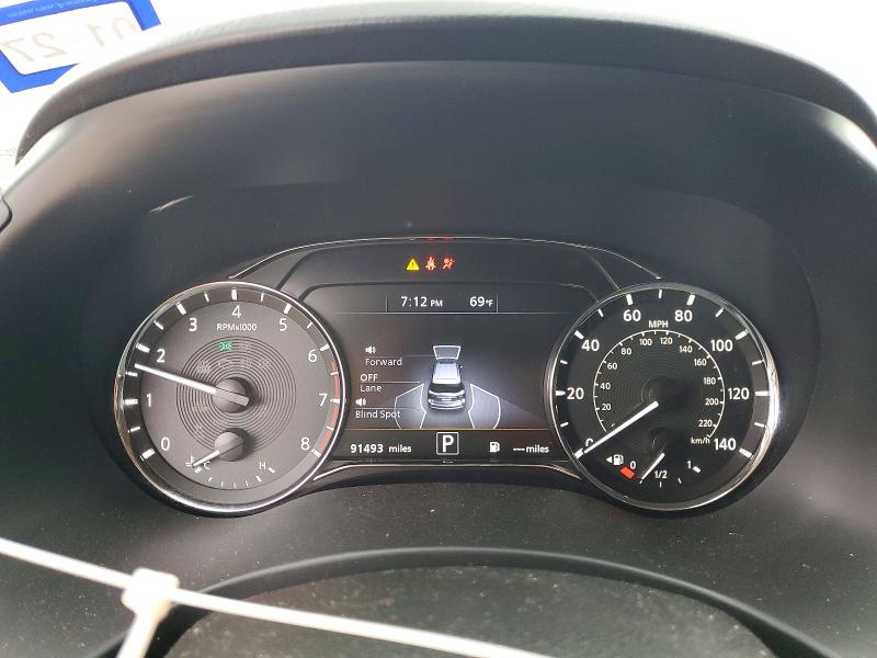 53016576 :رقم المزاد ، JN8AZ2AF9N9743563 vin ، 2022 Infiniti Qx80 مزاد بيع