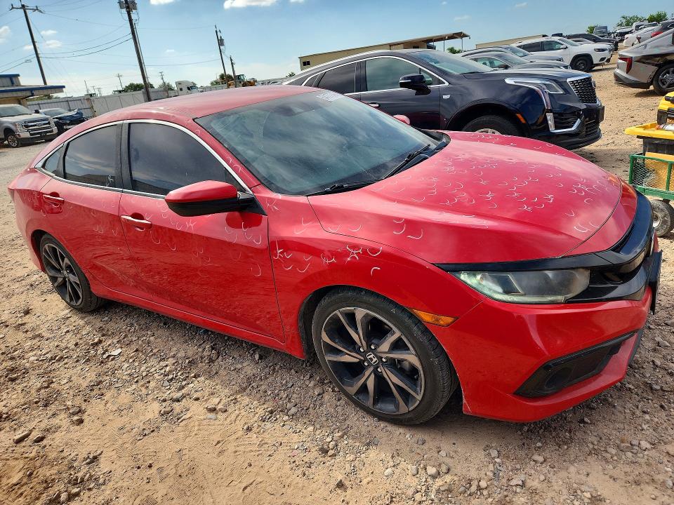 Aukcja sprzedaży 2019 Honda Civic, vin: 2HGFC2F84KH527145, numer aukcji: 54177746