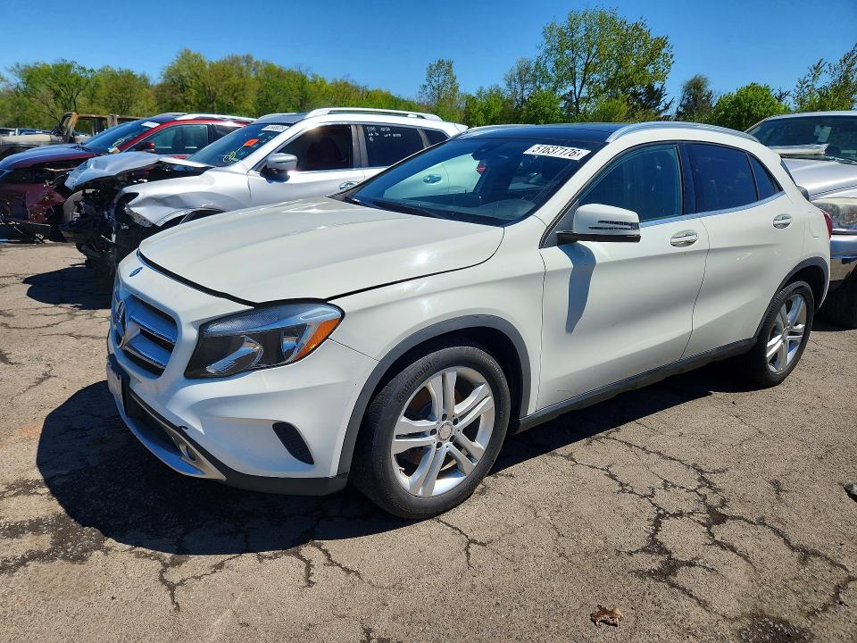 51637176 :رقم المزاد ، WDCTG4GB8GJ244002 vin ، 2016 Mercedes-benz Gla مزاد بيع