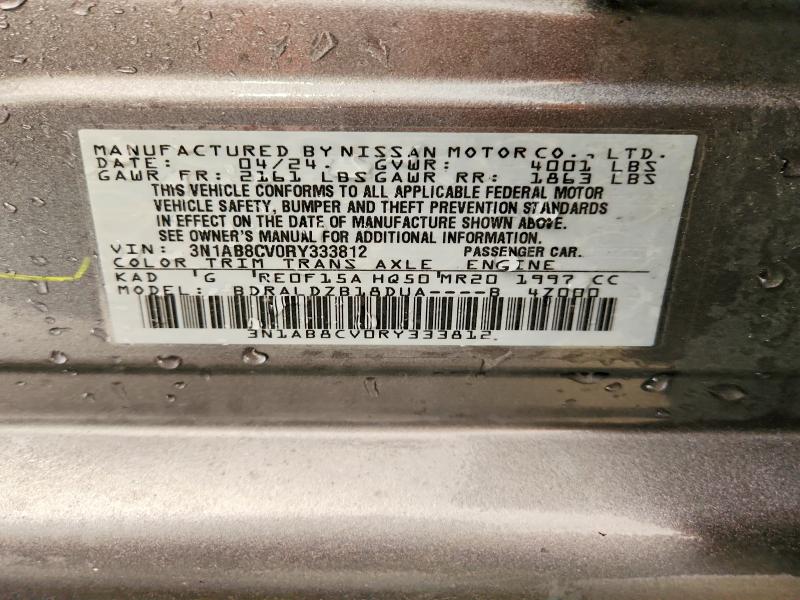 Aukcja sprzedaży 2024 Nissan Sentra, vin: 3N1AB8CV0RY333812, numer aukcji: 52536086