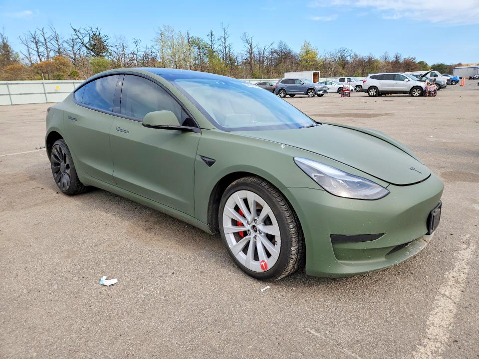 2023 Tesla Model 3 მანქანა იყიდება აუქციონზე, vin: 5YJ3E1EC4PF579528, აუქციონის ნომერი: 53584116