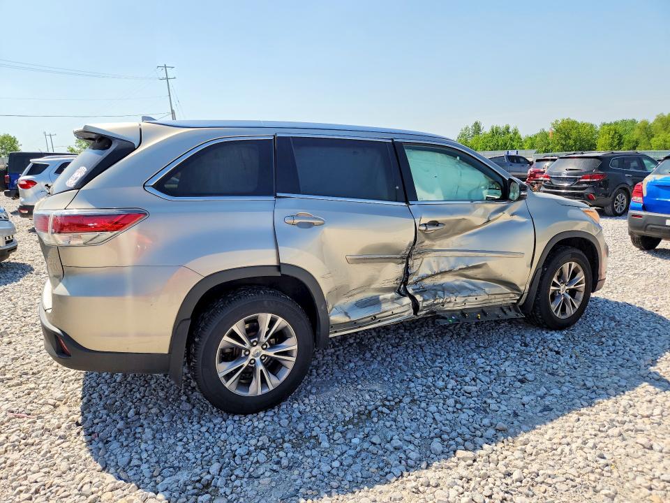 2015 Toyota Highlander მანქანა იყიდება აუქციონზე, vin: 5TDJKRFH7FS183757, აუქციონის ნომერი: 54986856