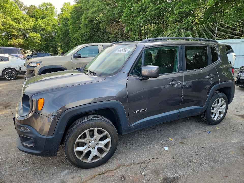 Продаж на аукціоні авто 2016 Jeep Renegade, vin: ZACCJBBT1GPD78247, номер лоту: 53687586
