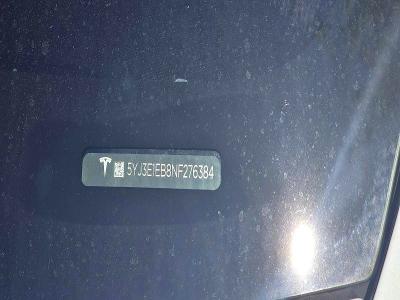Продаж на аукціоні авто 2022 Tesla Model 3, vin: 5YJ3E1EB8NF276384, номер лоту: 54303156