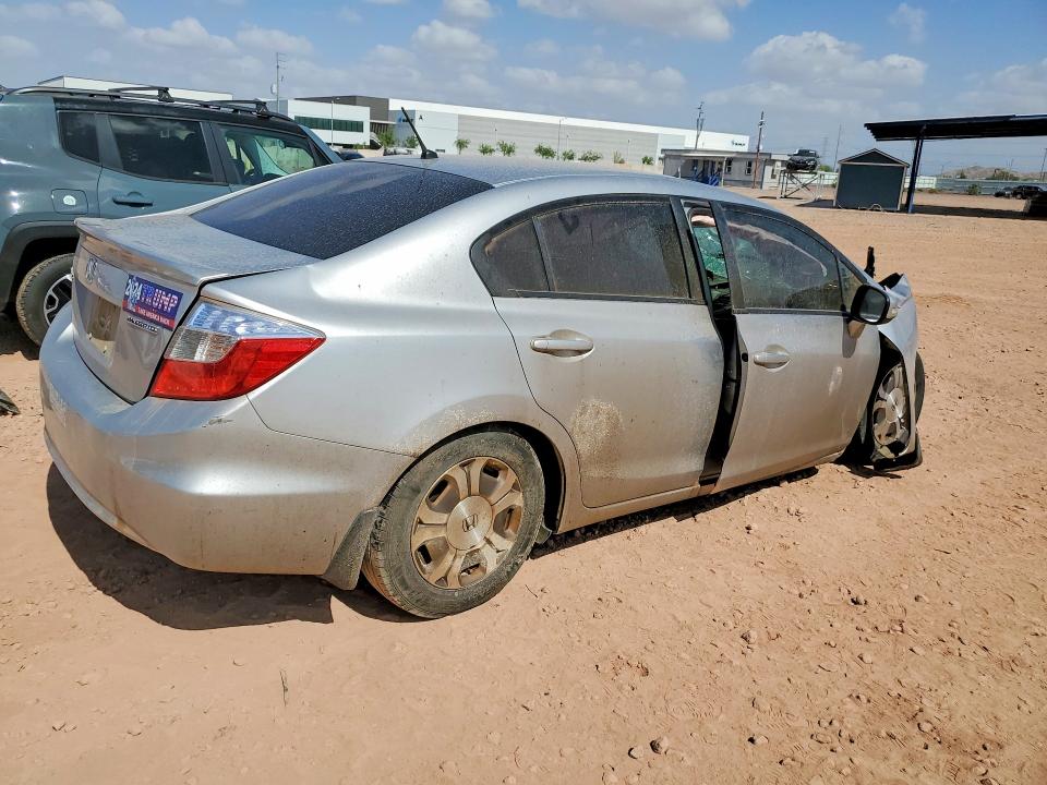 54163346 :رقم المزاد ، JHMFB4F20CS000155 vin ، 2012 Honda Civic مزاد بيع