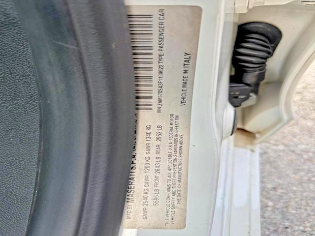 54864906 :رقم المزاد ، ZAM57XSA3F1139022 vin ، 2015 Maserati Ghibli مزاد بيع
