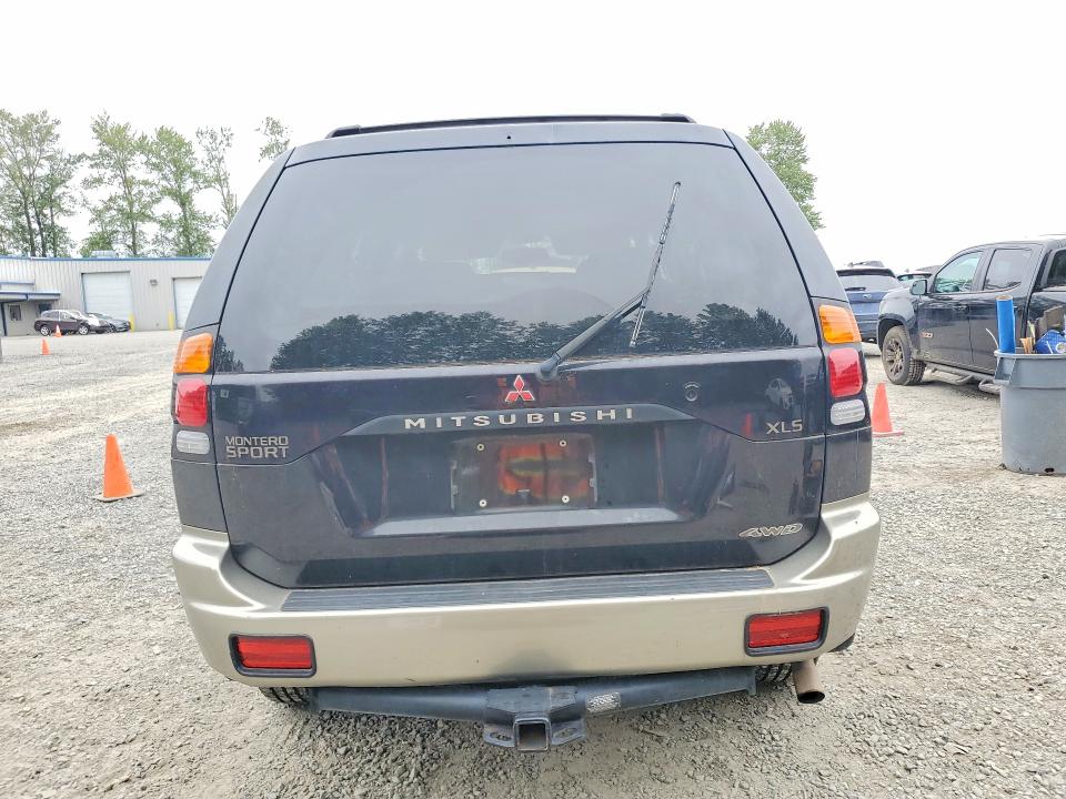 2000 Mitsubishi Montero მანქანა იყიდება აუქციონზე, vin: JA4MT31H8YP041505, აუქციონის ნომერი: 51849586