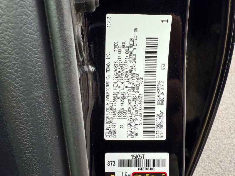 Auction sale of the 2014 Toyota Tundra, vin: 5TFUY5F16EX344339, lot number: 55103766