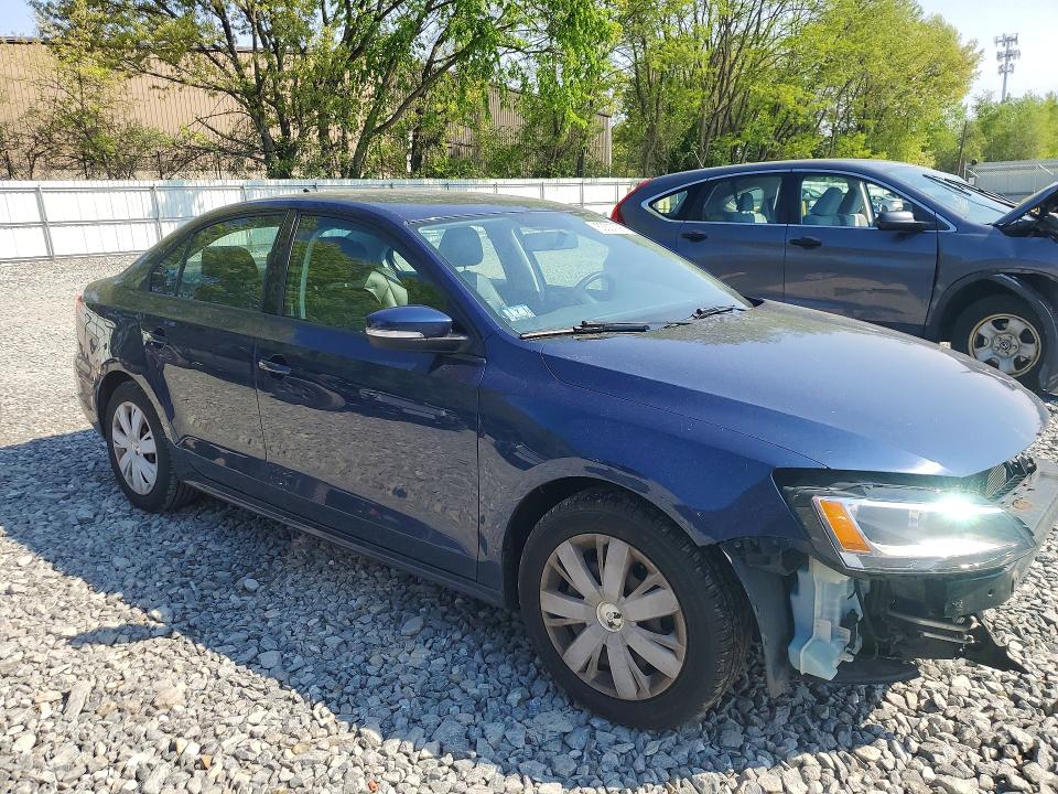 2014 Volkswagen Jetta მანქანა იყიდება აუქციონზე, vin: 3VWD17AJ8EM293677, აუქციონის ნომერი: 53527096
