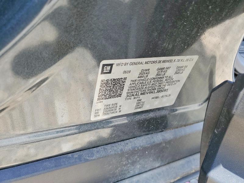 55104056 :رقم المزاد ، 3GKALMEV9KL385091 vin ، 2019 Gmc Terrain مزاد بيع