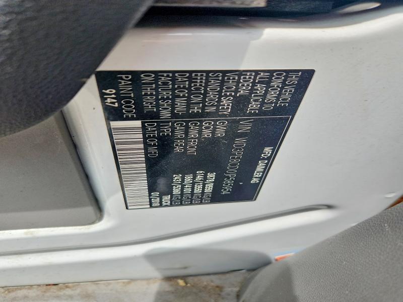 2018 Mercedes Benz Sprinter მანქანა იყიდება აუქციონზე, vin: WD3PE8CD0JP585954, აუქციონის ნომერი: 52597466