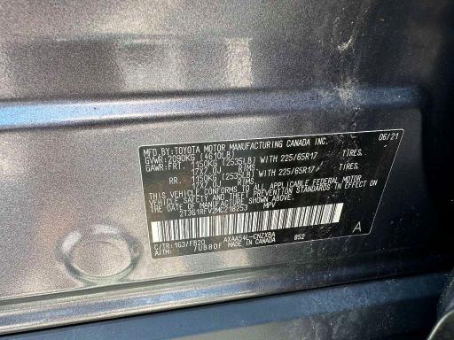 Продаж на аукціоні авто 2021 Toyota Rav4, vin: 2T3G1RFV2MC218253, номер лоту: 51917966