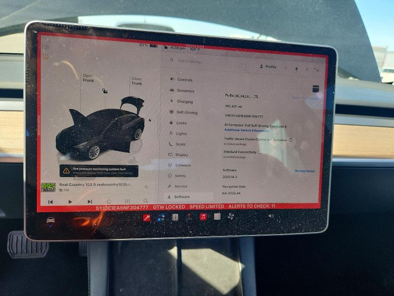Aukcja sprzedaży 2022 Tesla Model 3, vin: 5YJ3E1EA5NF304777, numer aukcji: 53259496