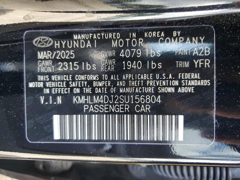 Продажа на аукционе авто 2025 Hyundai Elantra Hybrid, vin: KMHLM4DJ2SU156804, номер лота: 52260636