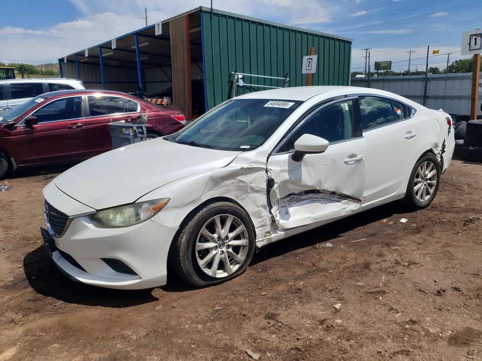 2016 Mazda 6 მანქანა იყიდება აუქციონზე, vin: JM1GJ1U50G1480505, აუქციონის ნომერი: 54684086