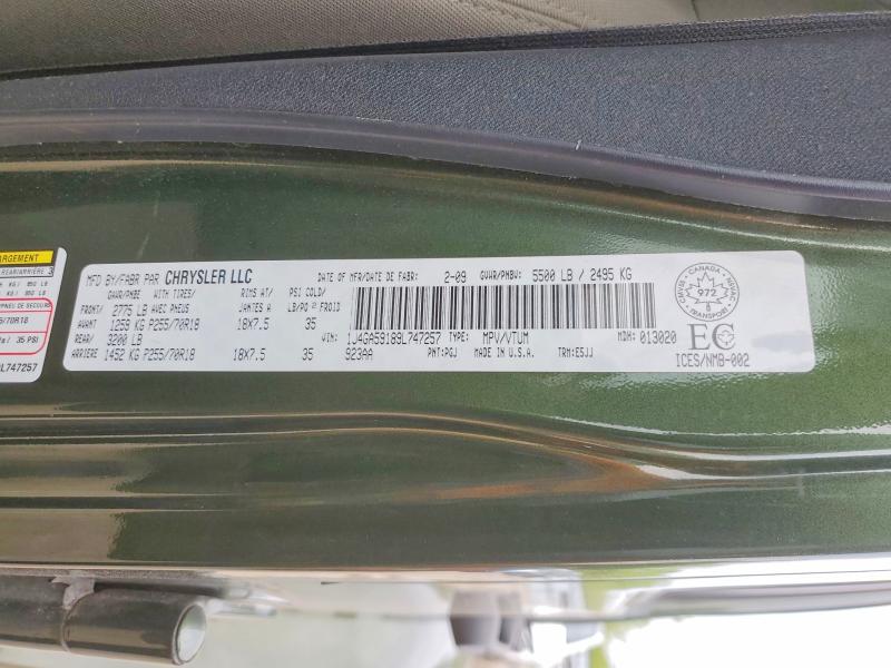 Продажа на аукционе авто 2009 Jeep Wrangler, vin: 1J4GA59189L747257, номер лота: 54663096