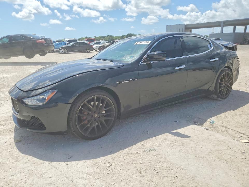 2015 Maserati Ghibli მანქანა იყიდება აუქციონზე, vin: ZAM57RTA5F1131689, აუქციონის ნომერი: 54587106