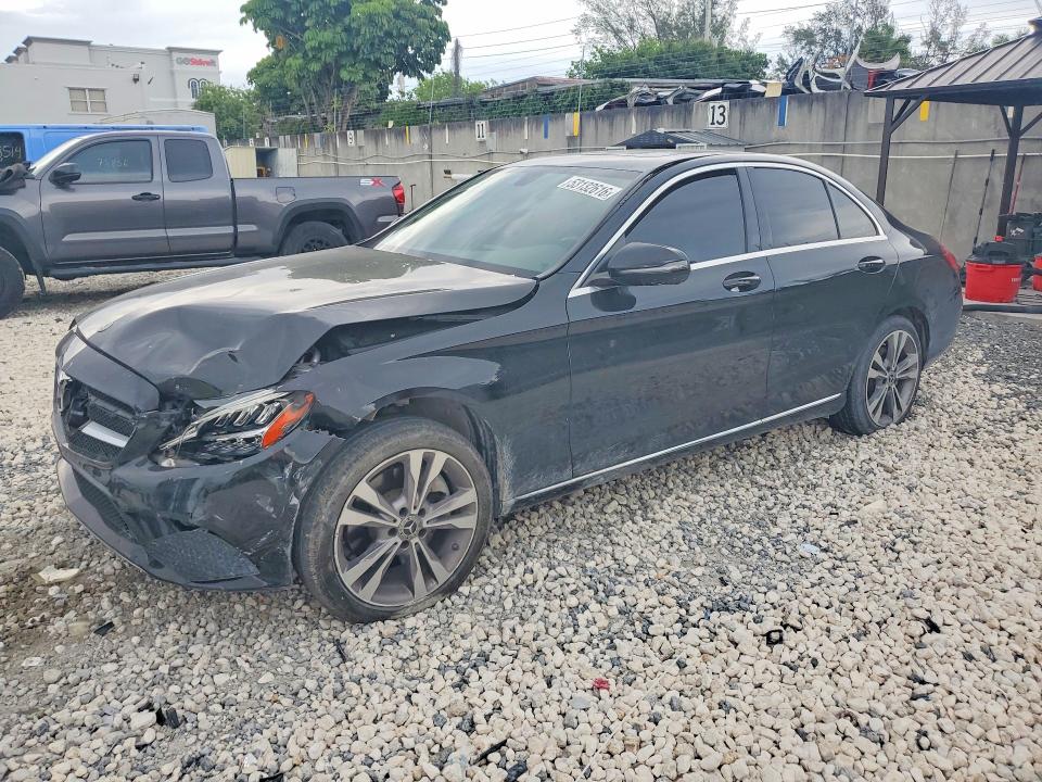 2019 Mercedes-benz C მანქანა იყიდება აუქციონზე, vin: 55SWF8DB1KU295471, აუქციონის ნომერი: 53132616