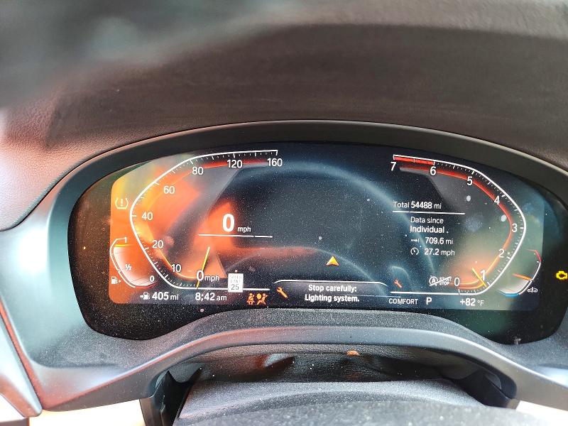 53980256 :رقم المزاد ، 5UX53DP02N9K71444 vin ، 2022 Bmw X3 مزاد بيع