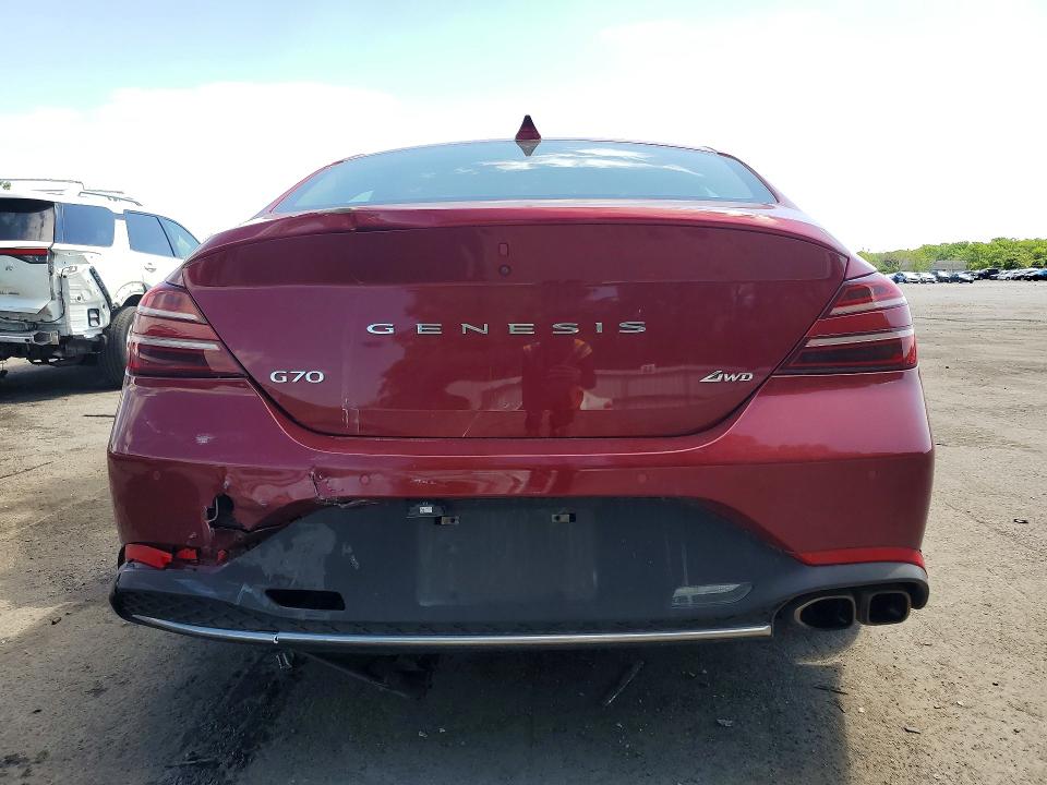 52561976 :رقم المزاد ، KMTG34TA1NU099785 vin ، 2022 Genesis G70 مزاد بيع