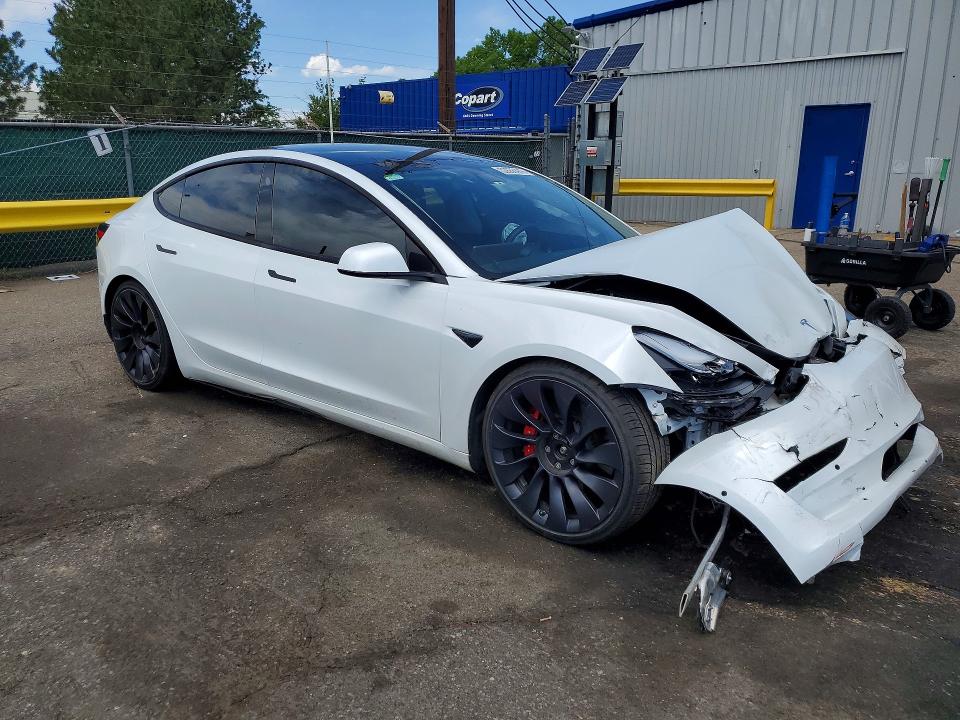 2021 Tesla Model 3 მანქანა იყიდება აუქციონზე, vin: 5YJ3E1ECXMF926484, აუქციონის ნომერი: 53650476