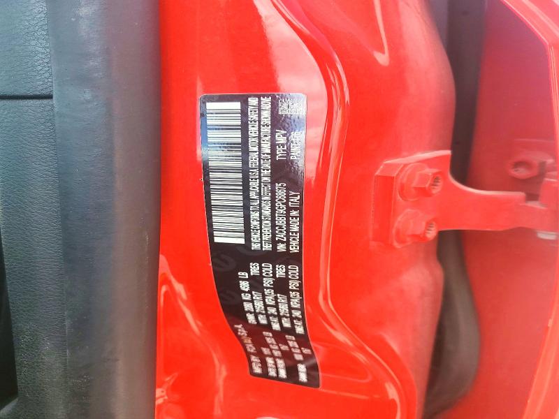 Aukcja sprzedaży 2016 Jeep Renegade, vin: ZACCJBBT9GPC68675, numer aukcji: 52100356