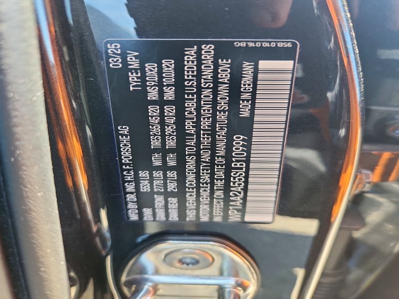 Aukcja sprzedaży 2025 Porsche Macan, vin: WP1AA2A55SLB10999, numer aukcji: 51912766