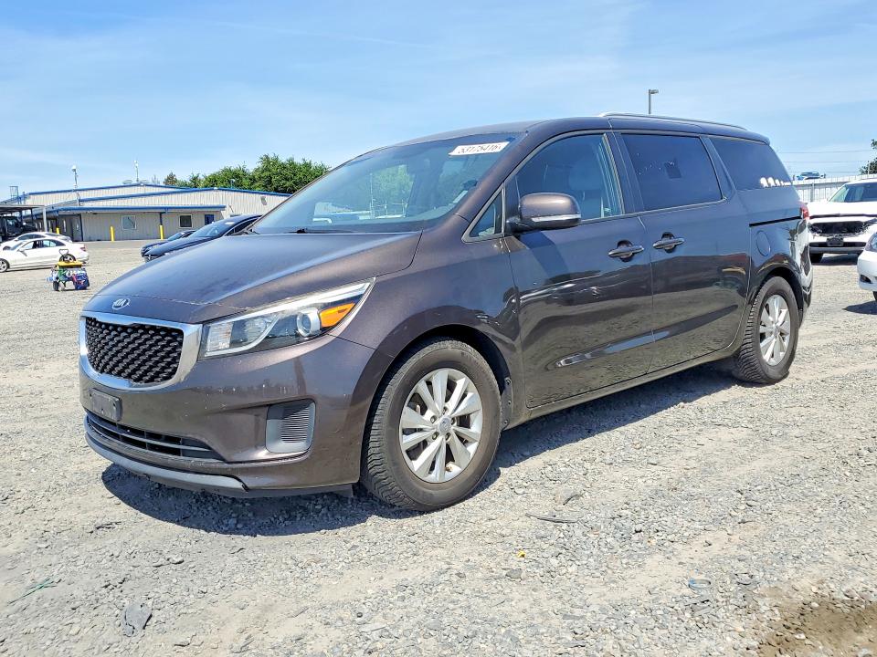 2016 Kia Sedona მანქანა იყიდება აუქციონზე, vin: KNDMB5C18G6151446, აუქციონის ნომერი: 53175416