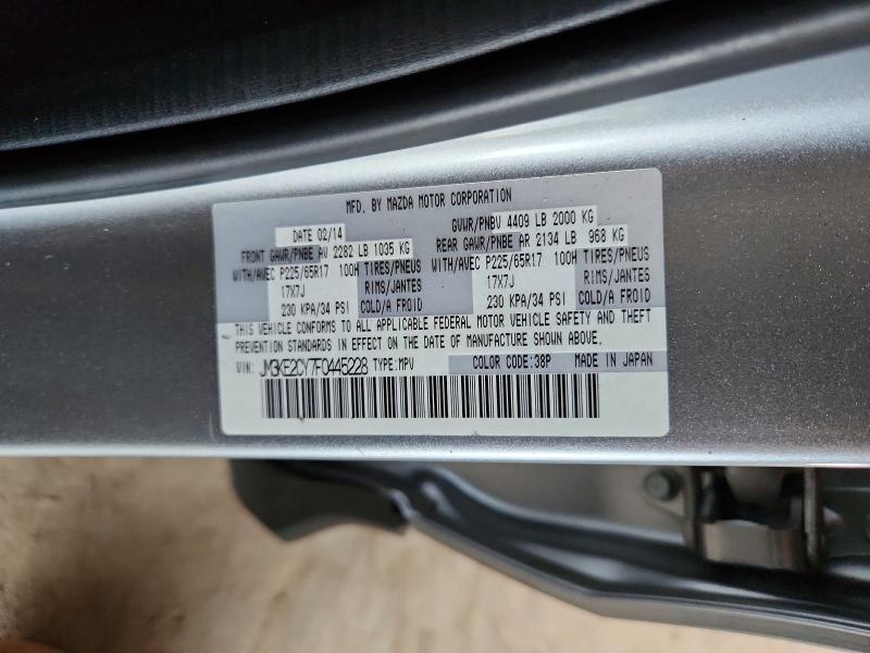 51546796 :رقم المزاد ، JM3KE2CY7F0445228 vin ، 2015 Mazda Cx-5 مزاد بيع