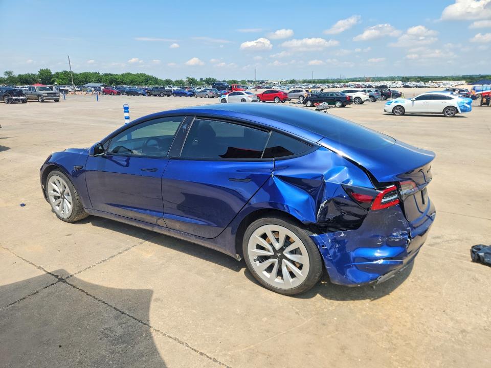 54537686 :رقم المزاد ، 5YJ3E1EA0NF287368 vin ، 2022 Tesla Model 3 مزاد بيع