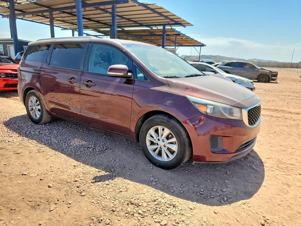 53435186 :رقم المزاد ، KNDMB5C11H6267427 vin ، 2017 Kia Sedona مزاد بيع