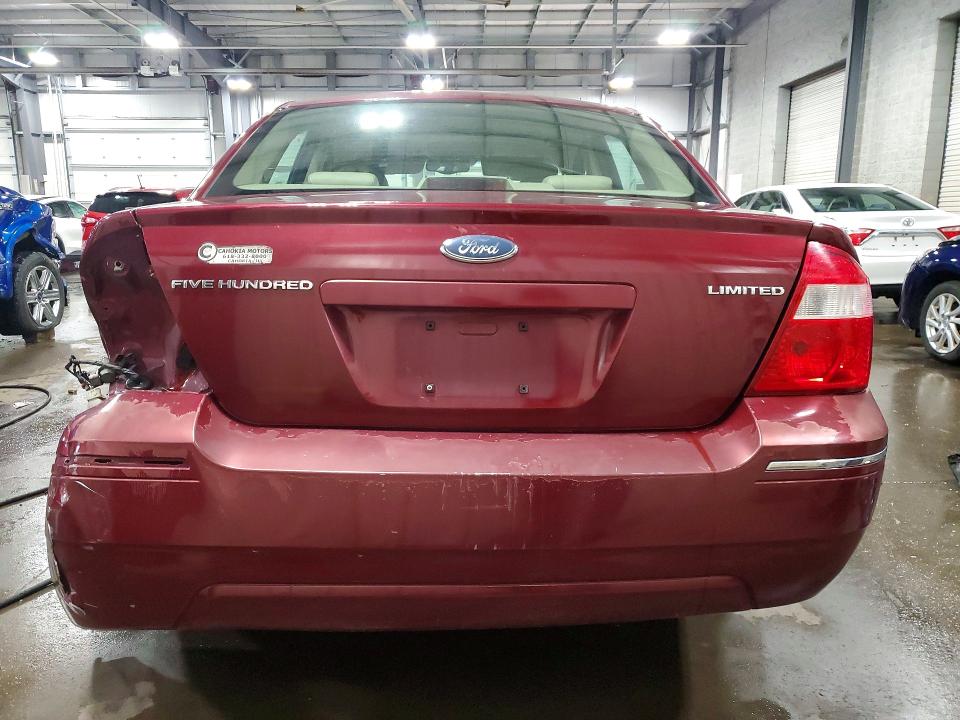 2005 Ford Five Hundred მანქანა იყიდება აუქციონზე, vin: 1FAHP25155G105200, აუქციონის ნომერი: 54277826