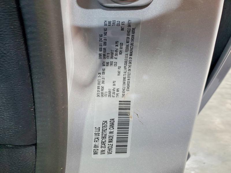 53655446 :رقم المزاد ، 2C4RC1BG2TR276754 vin ، 2026 Chrysler Pacifica مزاد بيع
