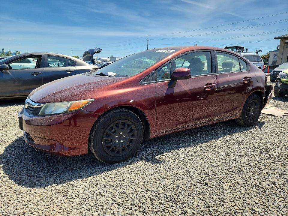 Продаж на аукціоні авто 2012 Honda Civic, vin: 19XFB2F51CE322824, номер лоту: 52759836