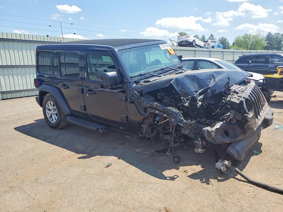 53776736 :رقم المزاد ، 1C4HJXDG5PW619944 vin ، 2023 Jeep Wrangler مزاد بيع