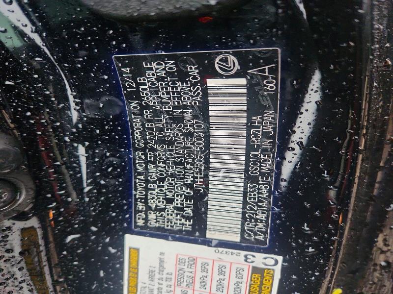 Продажа на аукционе авто 2015 Lexus Rc, vin: JTHHE5BC5F5003107, номер лота: 54952086
