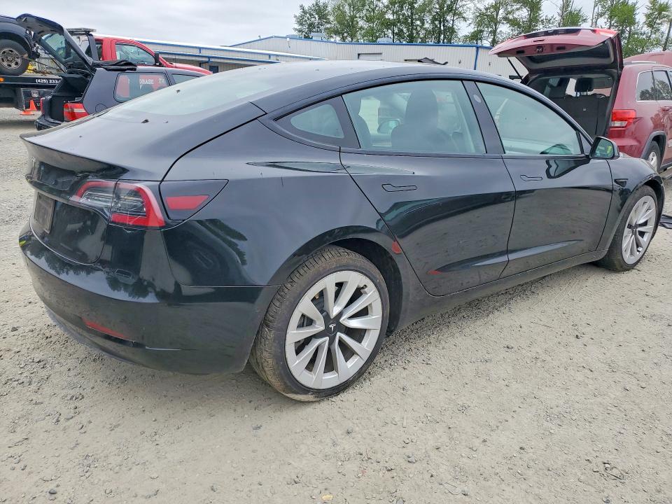 2022 Tesla Model 3 მანქანა იყიდება აუქციონზე, vin: 5YJ3E1EA4NF286126, აუქციონის ნომერი: 52576536
