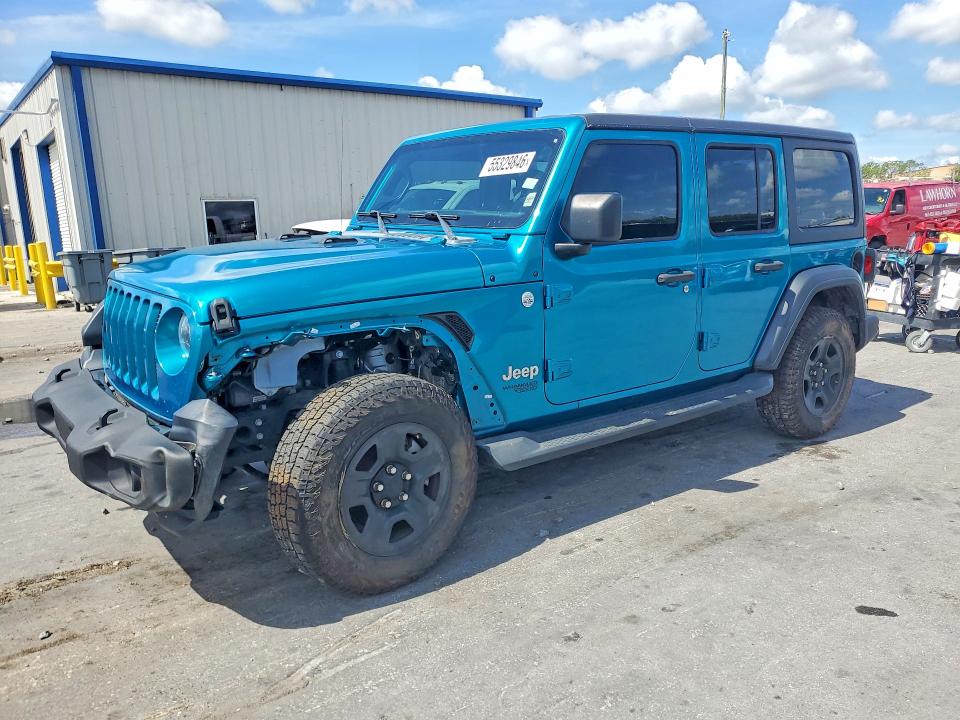 Auction sale of the 2020 Jeep Wrangler Unlimited, vin: 1C4HJXDN7LW322876, lot number: 55329846