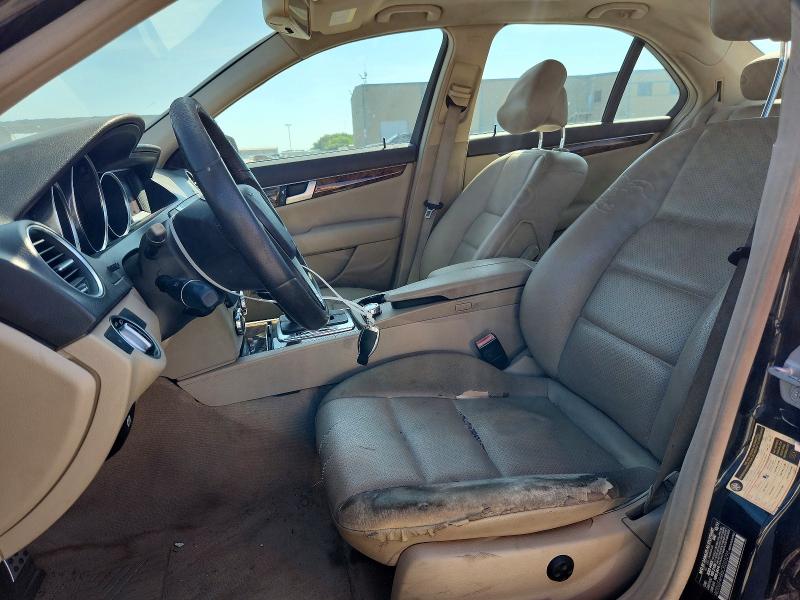 53536966 :رقم المزاد ، WDDGF4HB6CR203295 vin ، 2012 Mercedes-benz C مزاد بيع