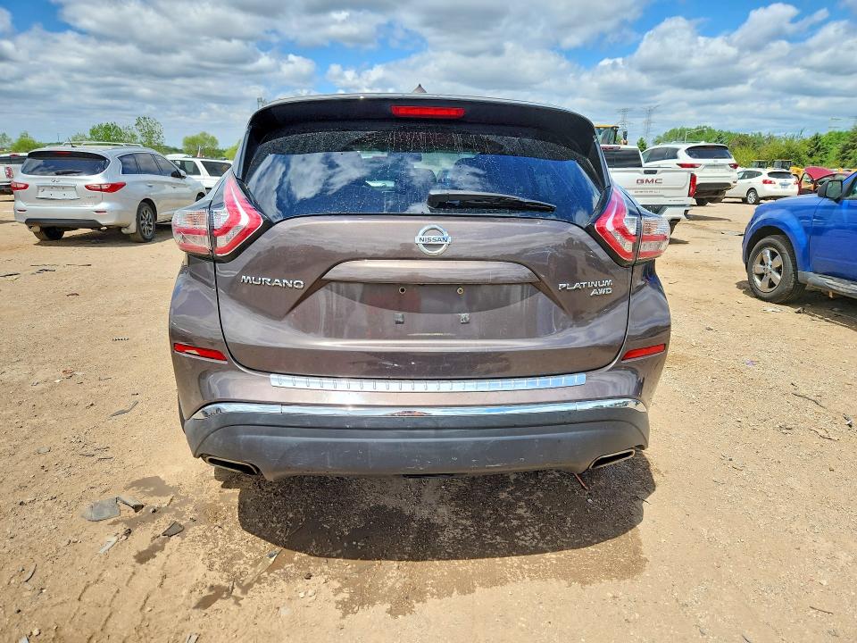 Продажа на аукционе авто 2015 Nissan Murano, vin: 5N1AZ2MH3FN224070, номер лота: 54200576